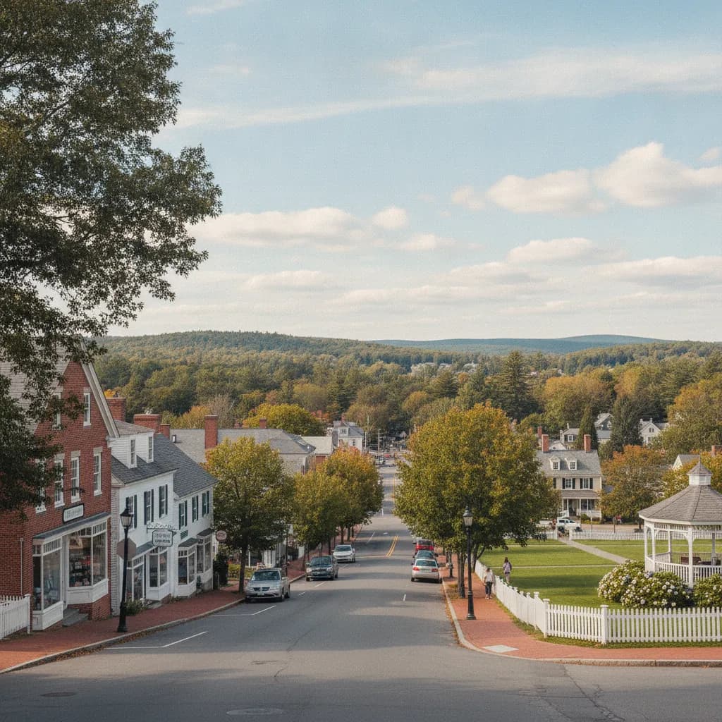 View of Acton, MA