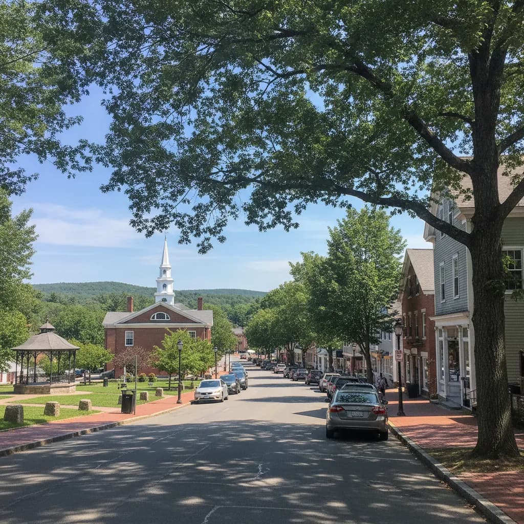 View of Amesbury, MA