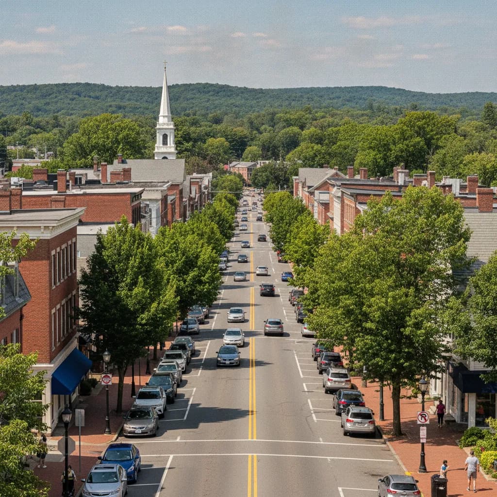 View of Arlington, MA