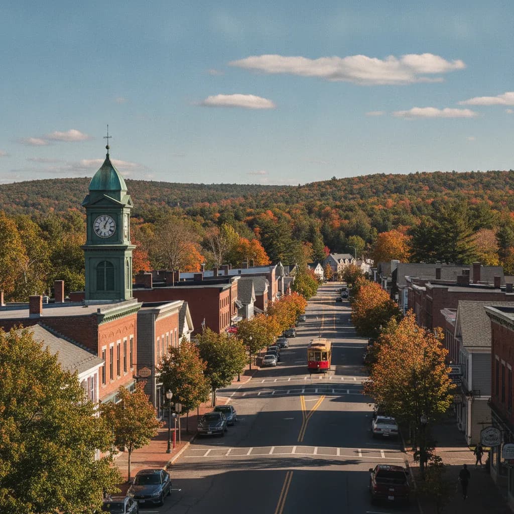 View of Ashland, MA