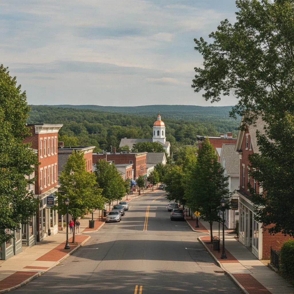 View of Auburn, MA