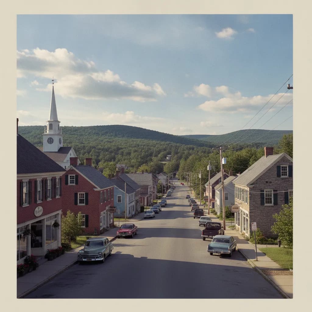 View of Barre, MA