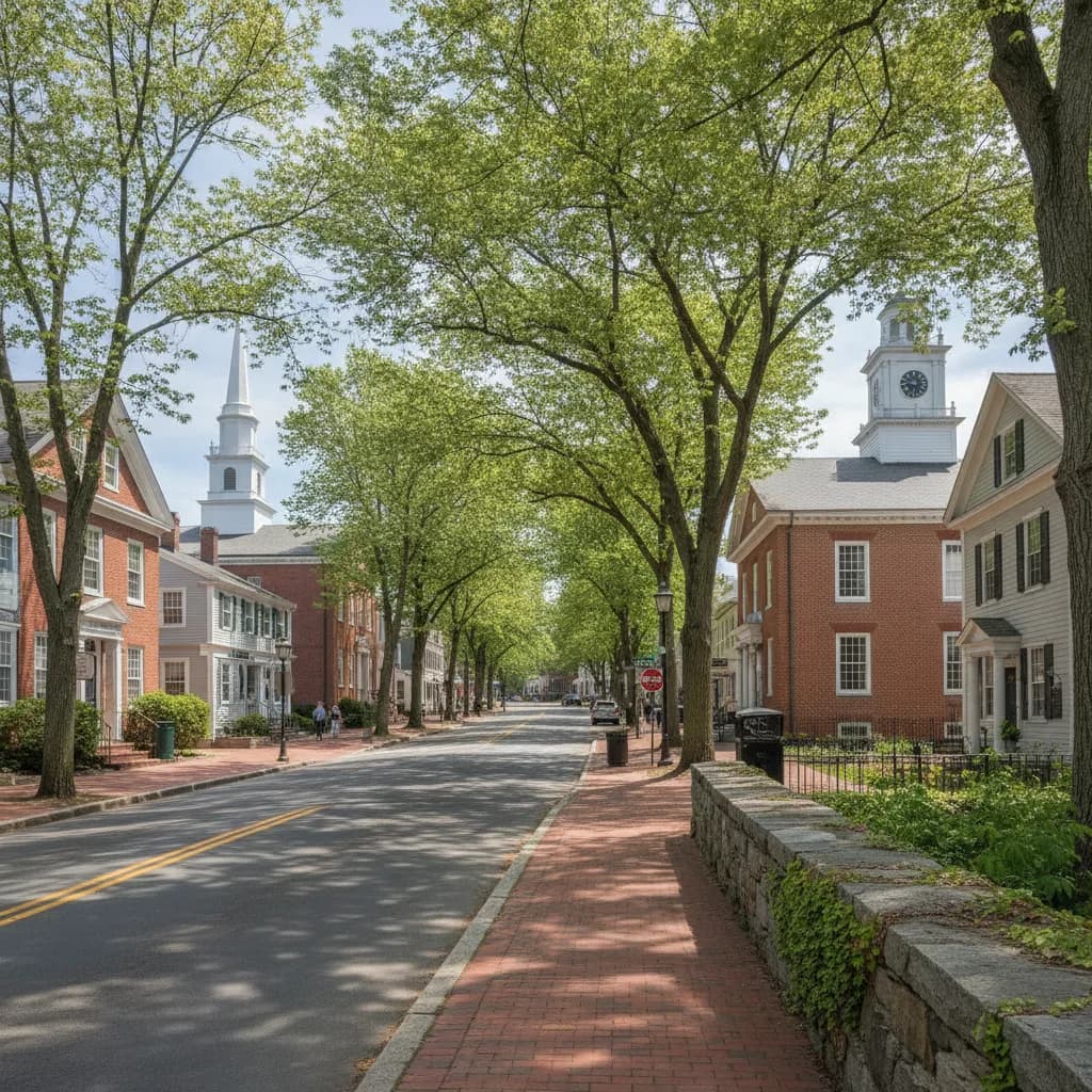 View of Bedford, MA