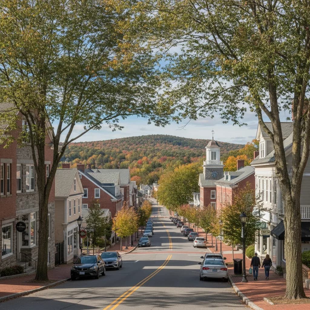 View of Belmont, MA