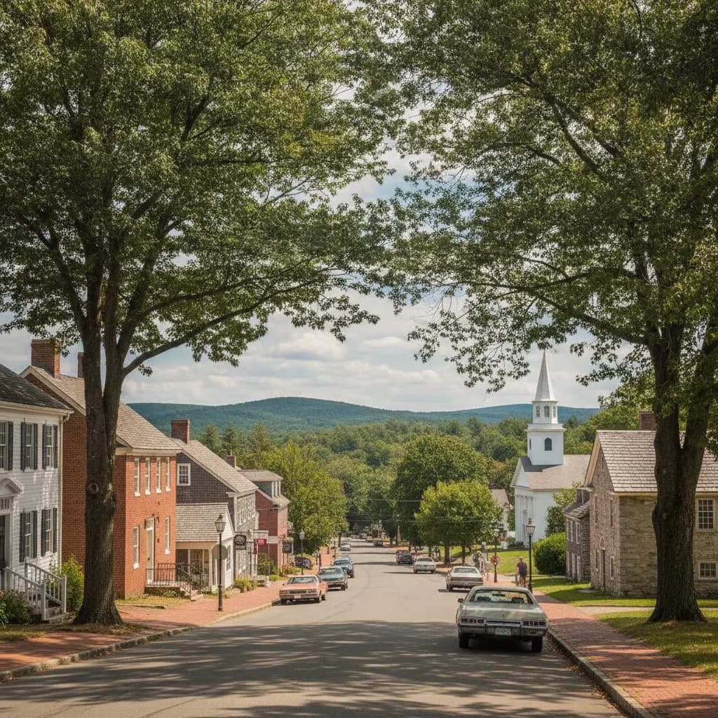 View of Bolton, MA