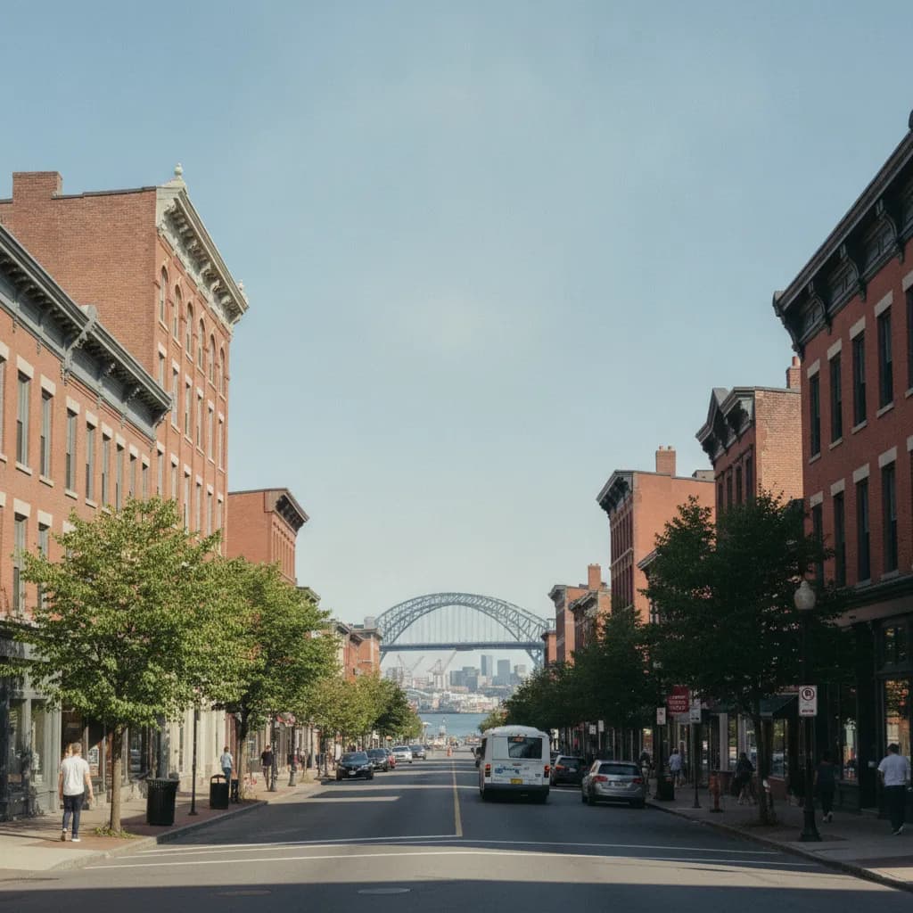View of Chelsea, MA