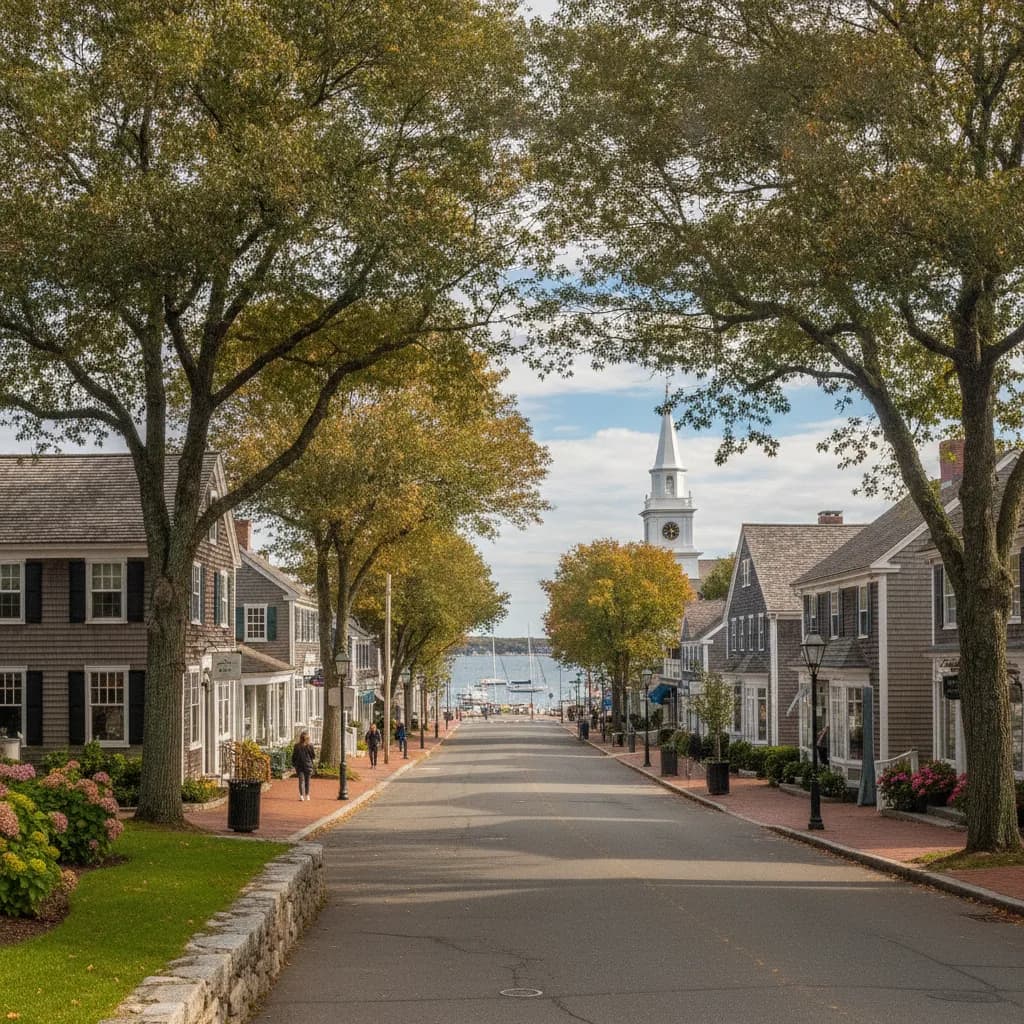 View of Cohasset, MA