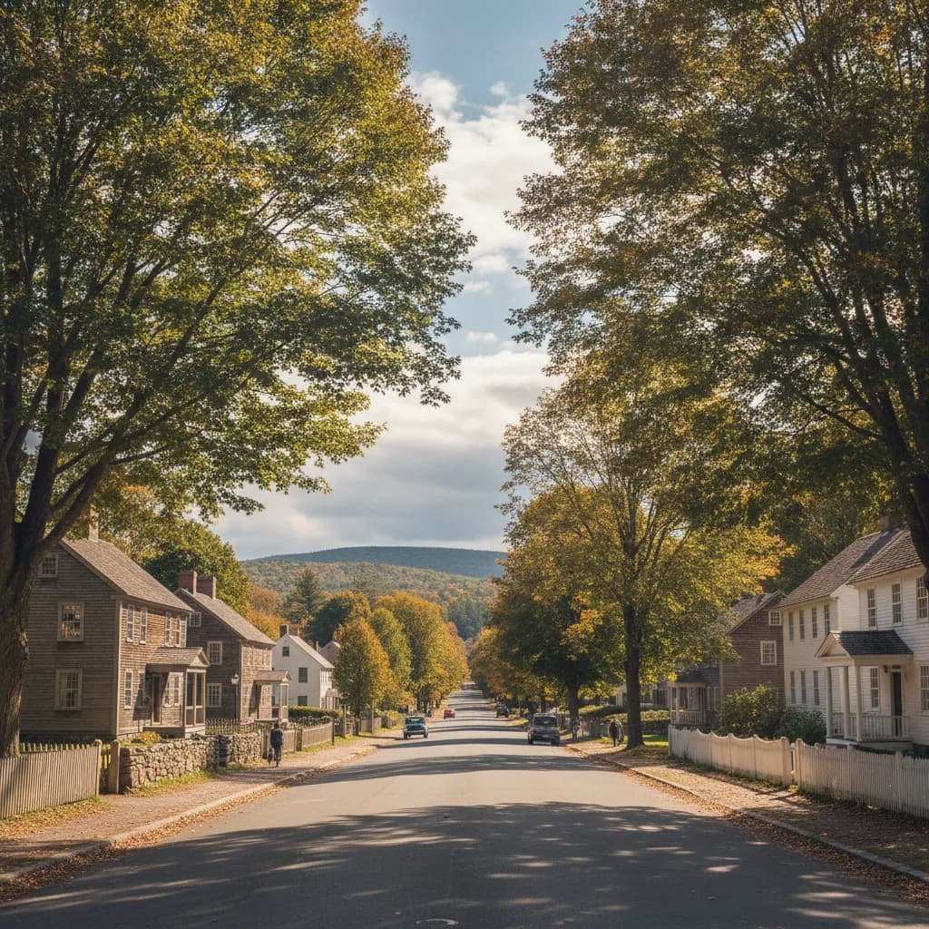 View of Deerfield, MA
