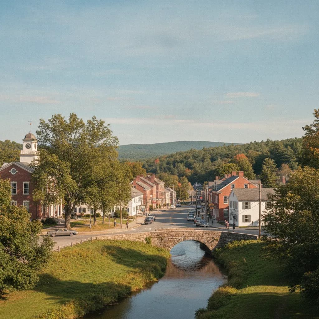 View of Dudley, MA