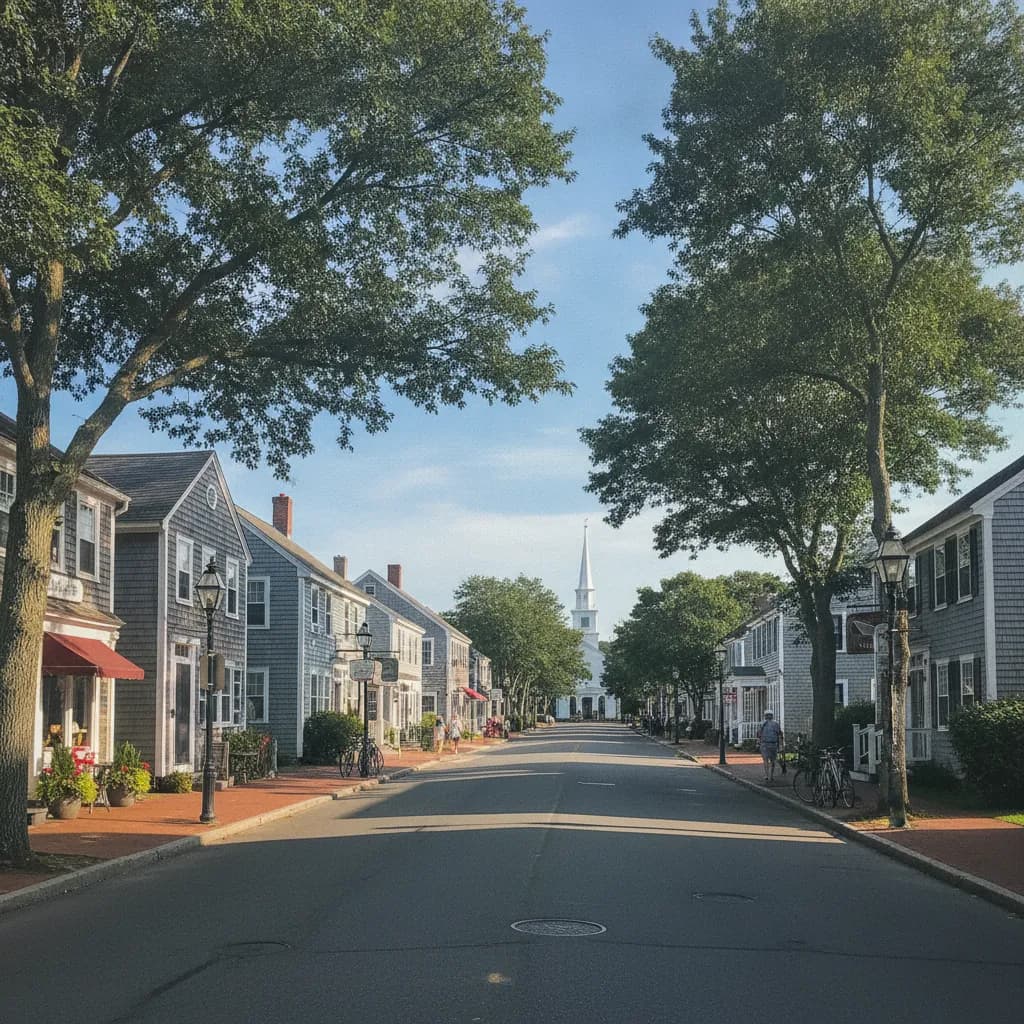 View of East Falmouth, MA