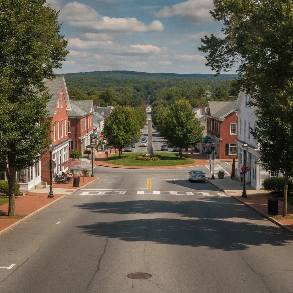 View of East Longmeadow, MA