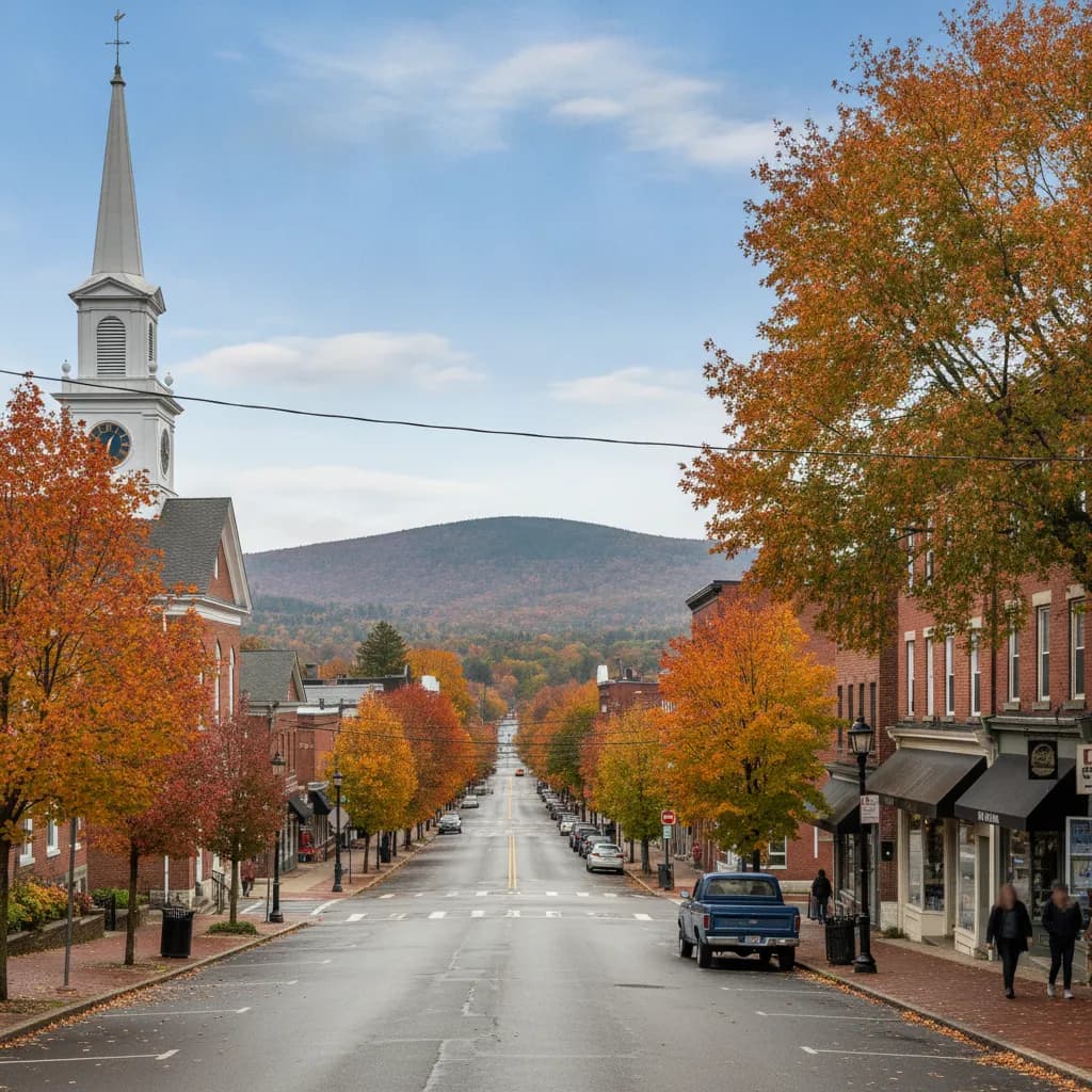 View of Easthampton, MA