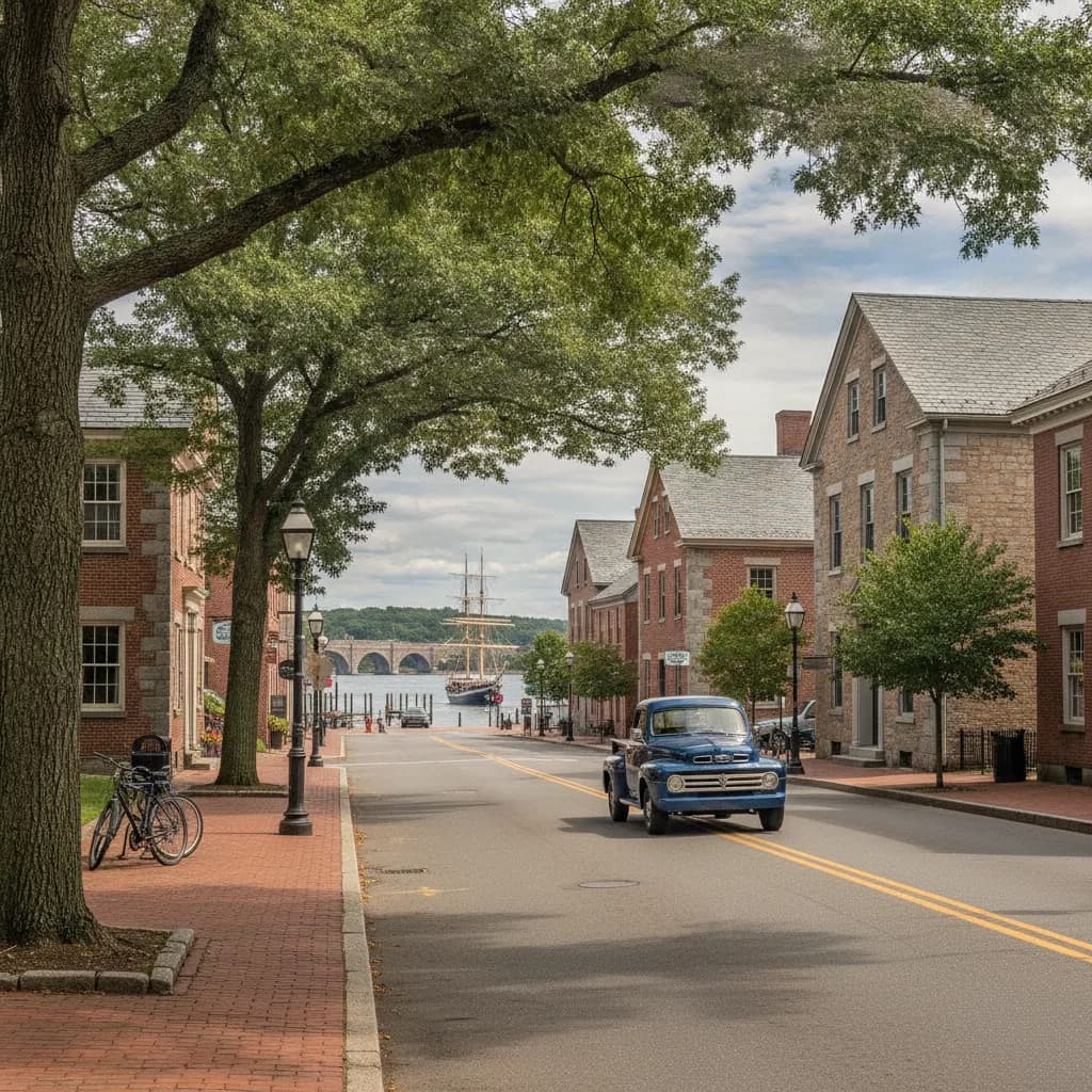 View of Fairhaven, MA
