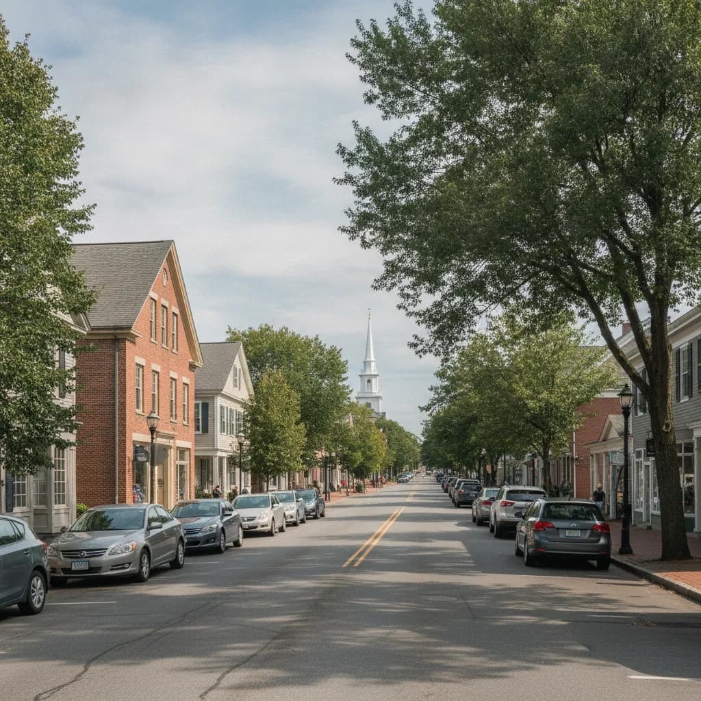 View of Foxborough, MA