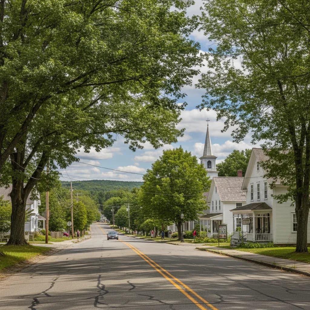 View of Freetown, MA