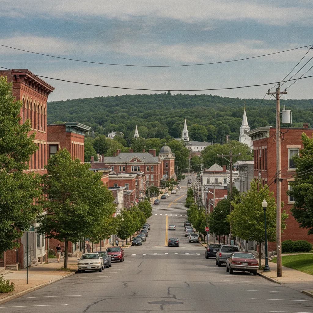 View of Gardner, MA