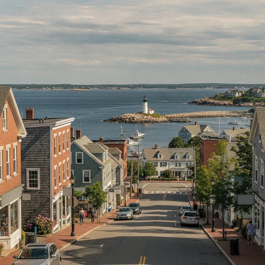 View of Gloucester, MA