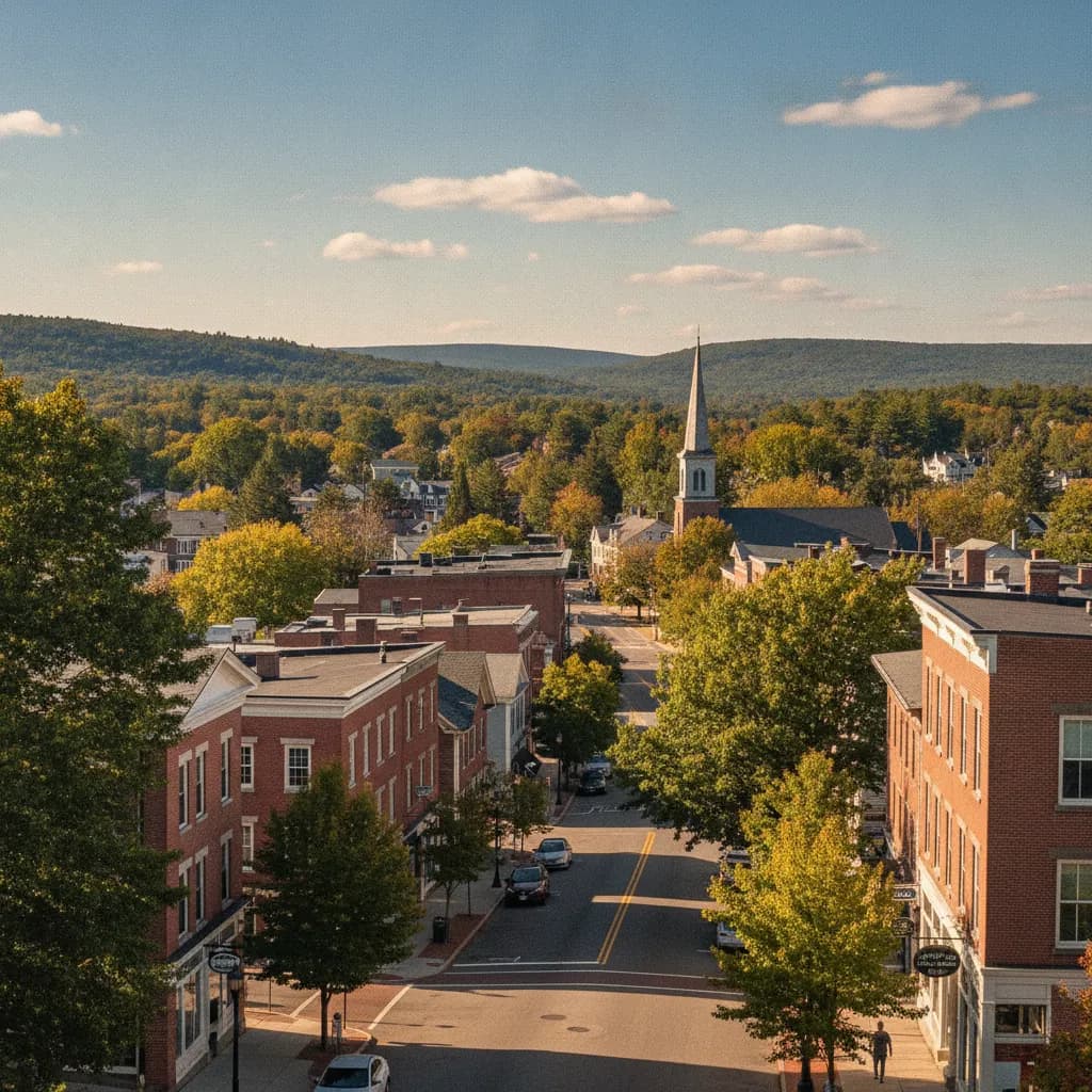 View of Greenfield, MA