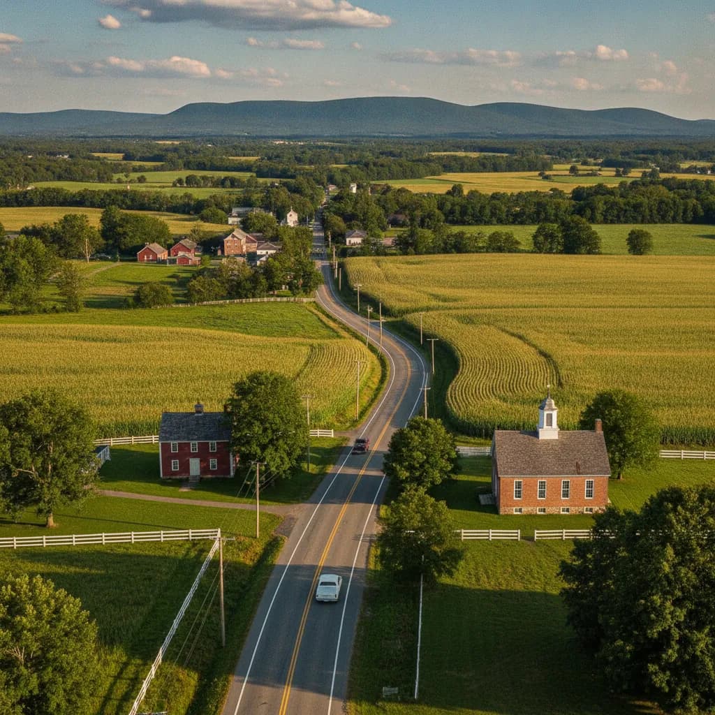 View of Hadley, MA