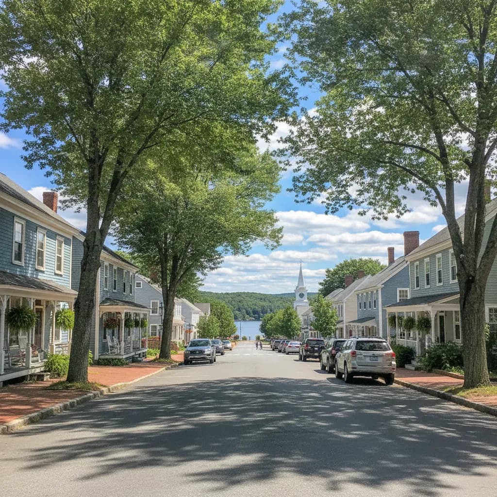 View of Hanson, MA