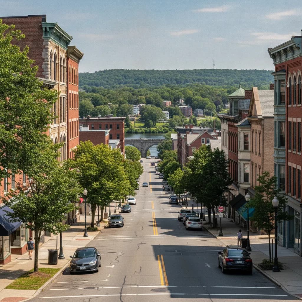 View of Haverhill, MA
