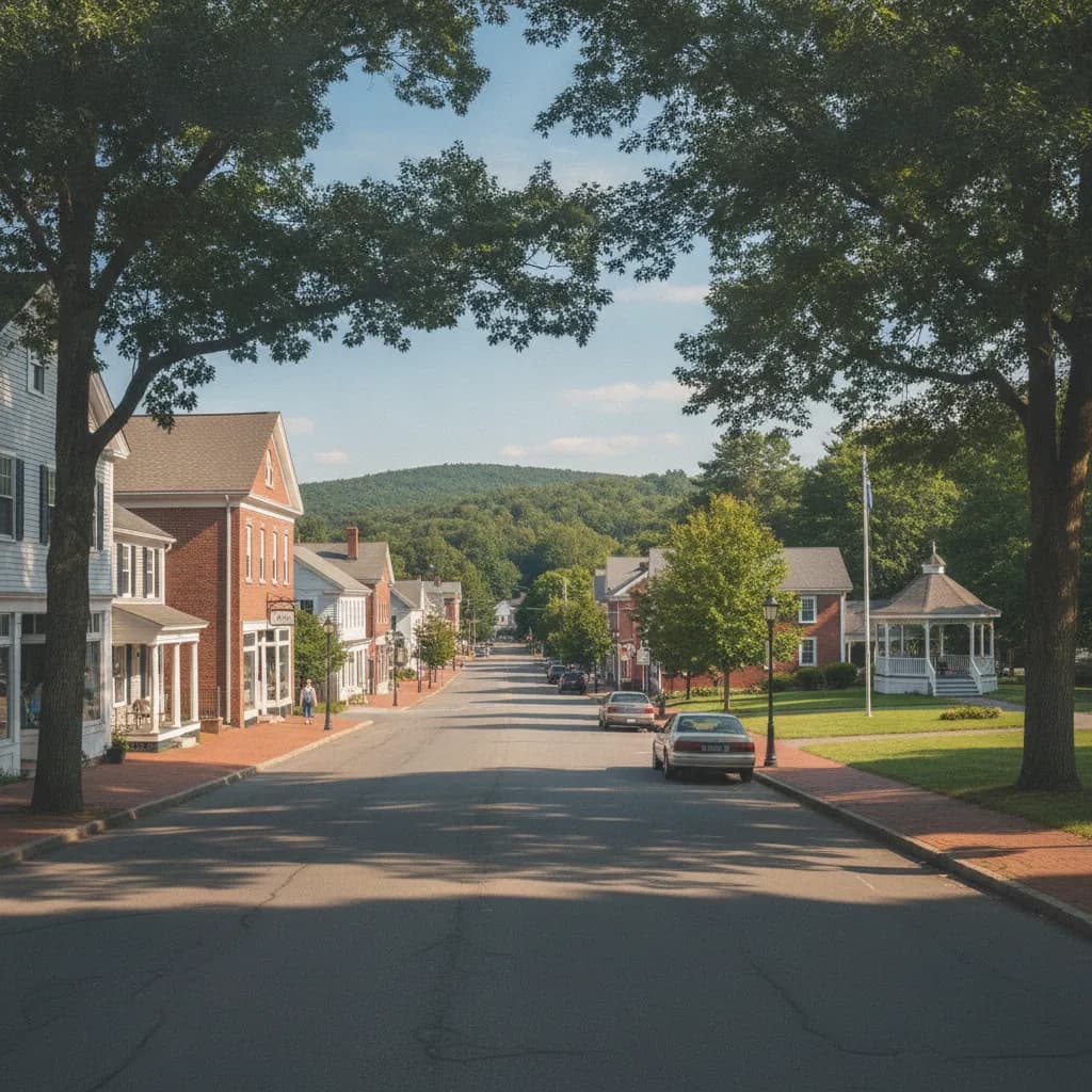 View of Holden, MA