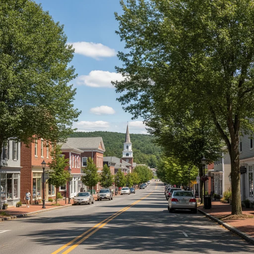View of Holliston, MA