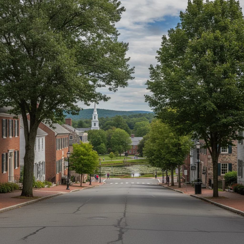 View of Kingston, MA