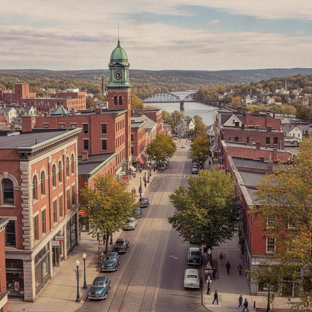 View of Lawrence, MA