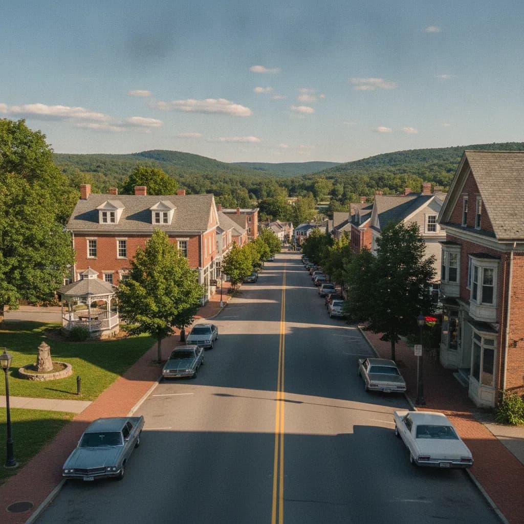 View of Lee, MA
