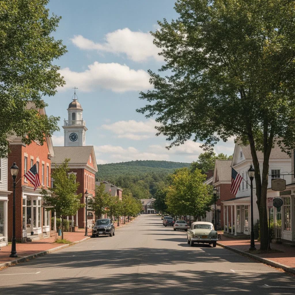 View of Leicester, MA