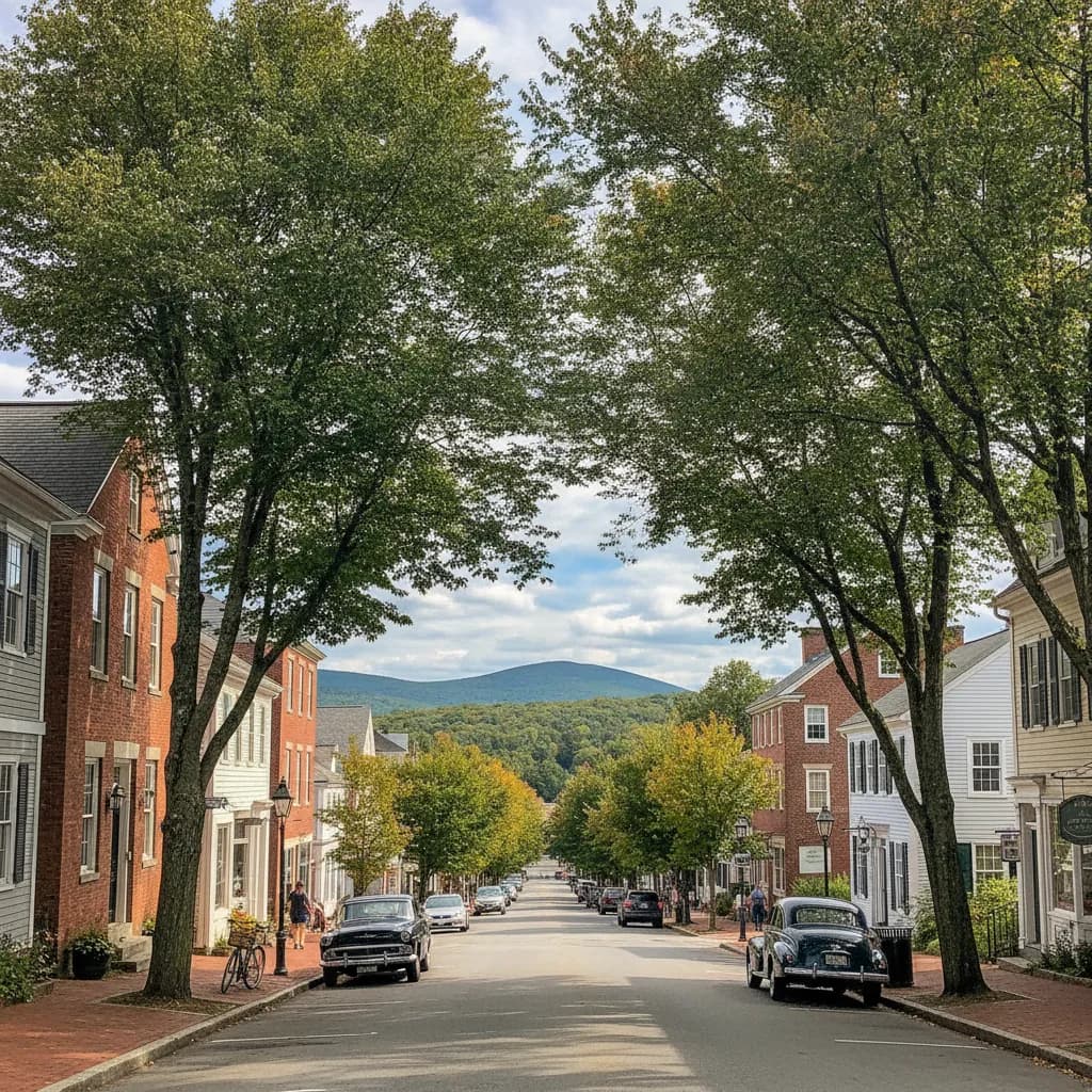 View of Lenox, MA