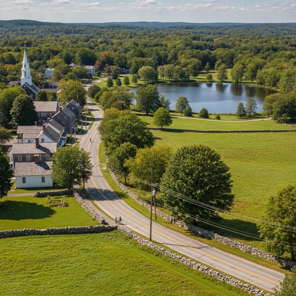 View of Lincoln, MA