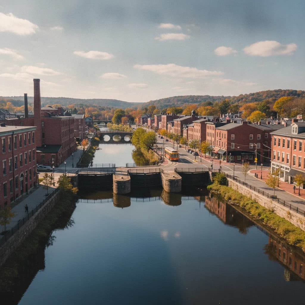 View of Lowell, MA