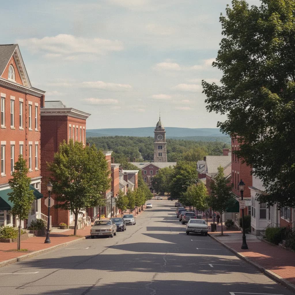 View of Methuen Town, MA