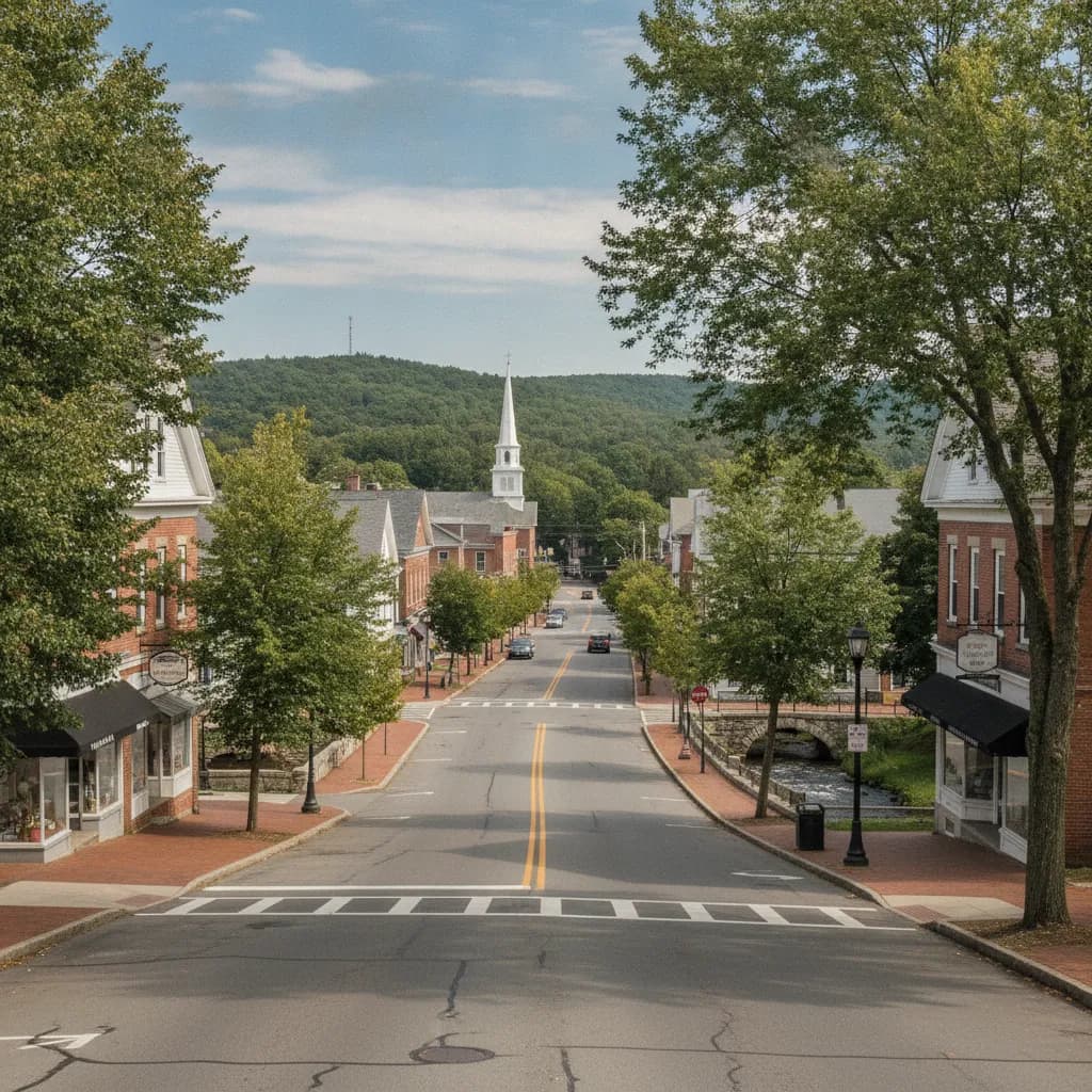 View of Millbury, MA