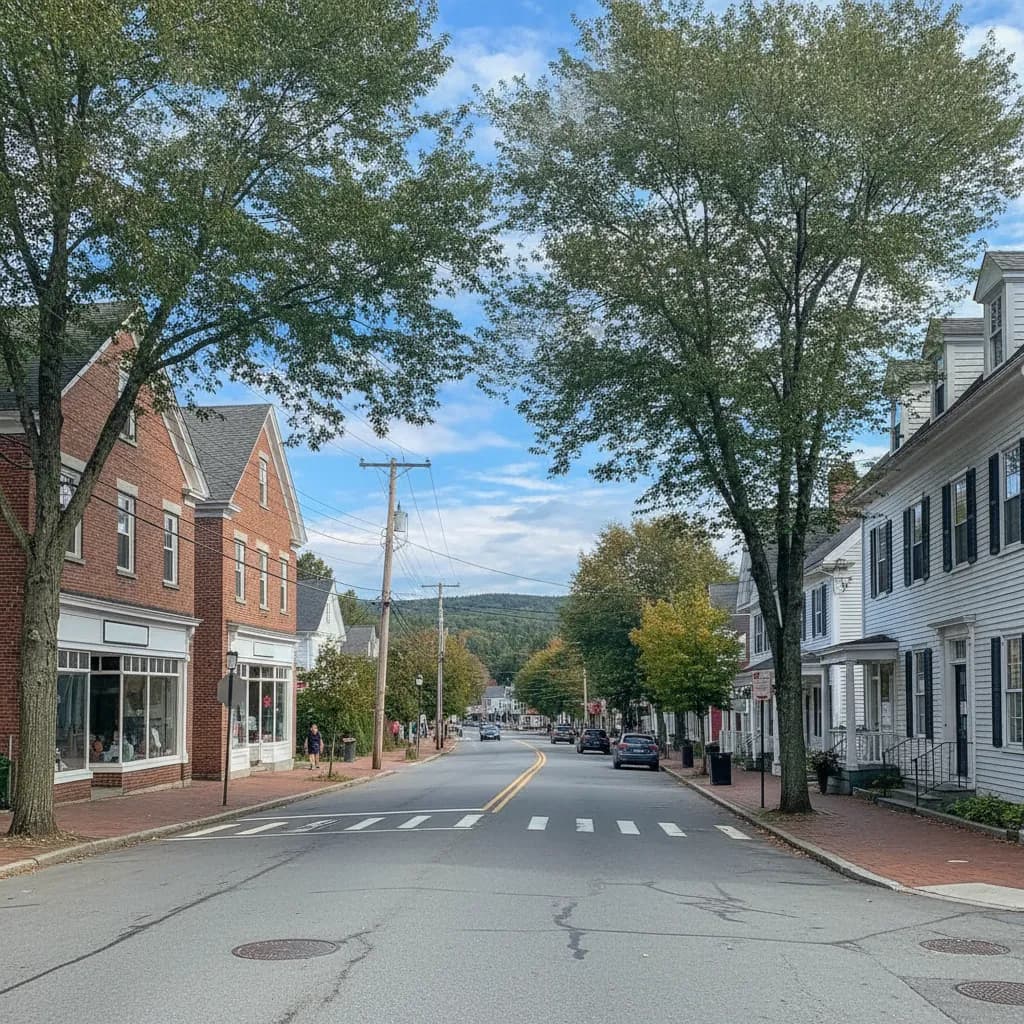 View of Millis, MA