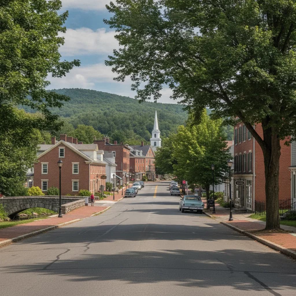 View of Monson, MA