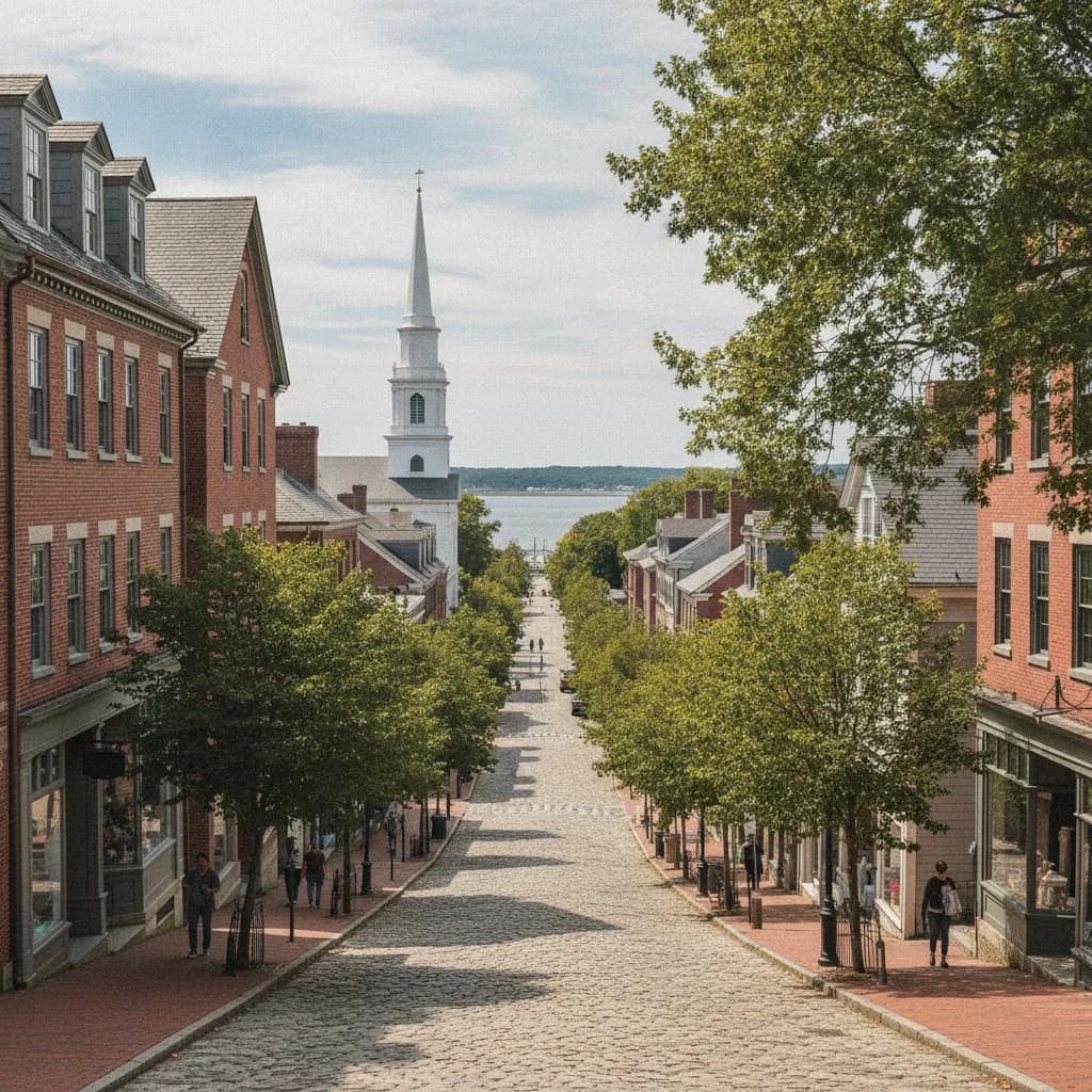 View of Newburyport, MA