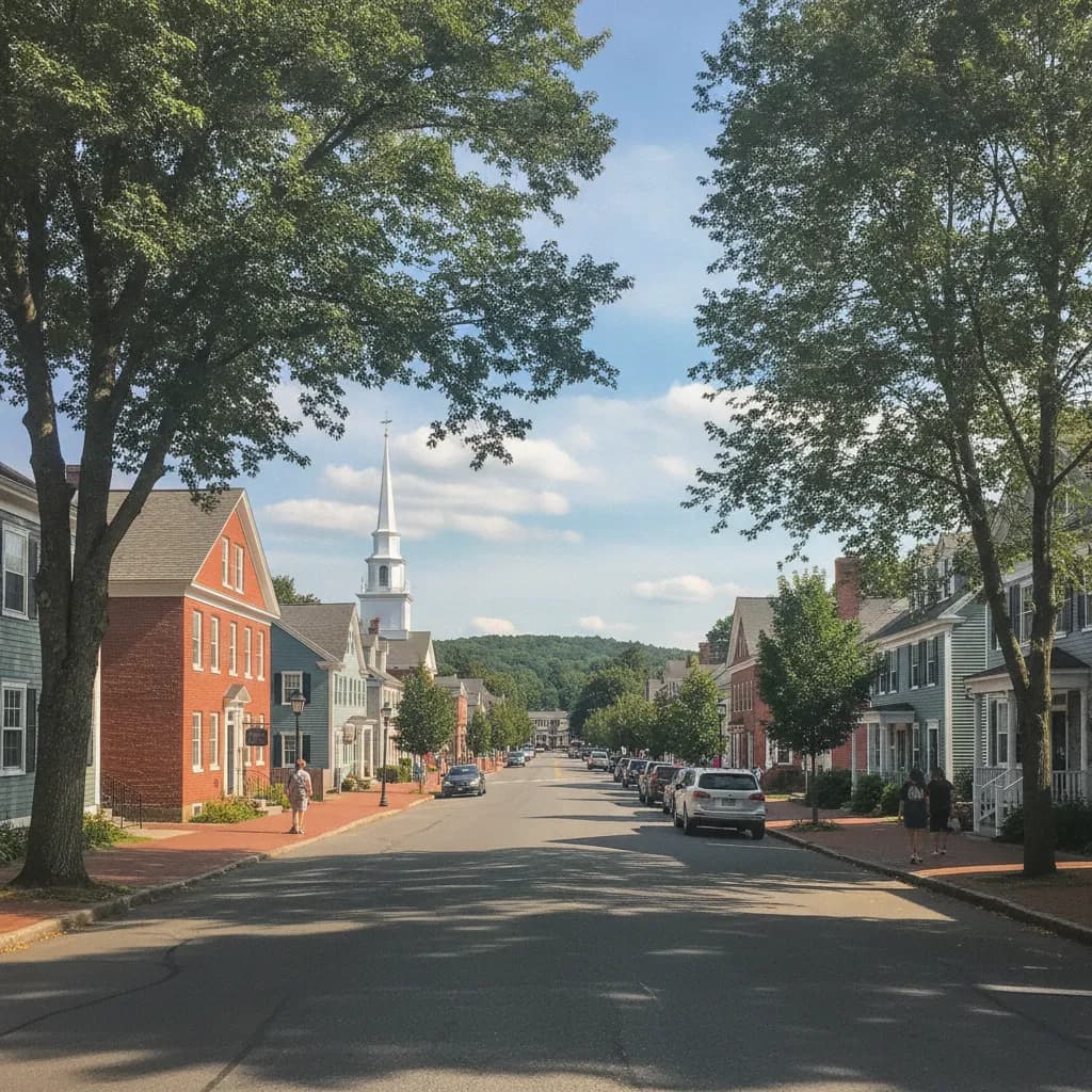 View of Norfolk, MA