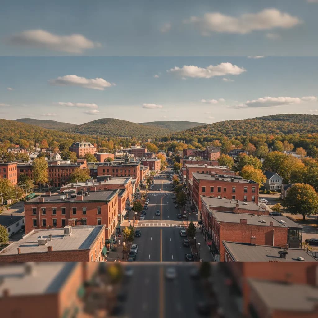 View of North Adams, MA