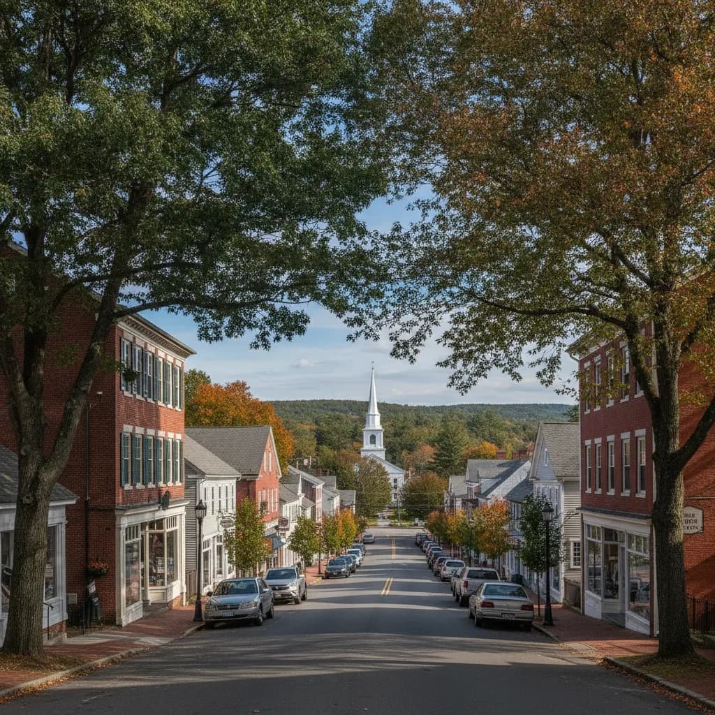 View of North Pembroke, MA