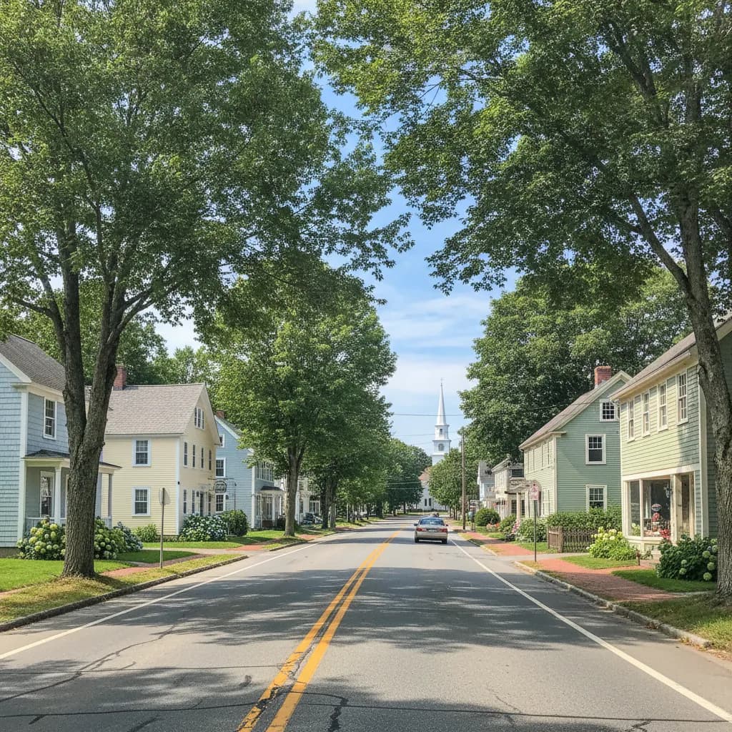 View of North Westport, MA