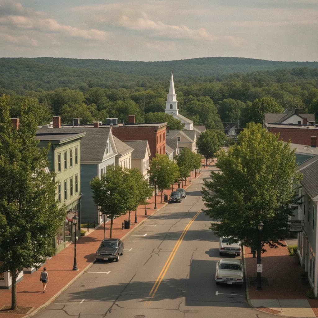 View of Norton, MA