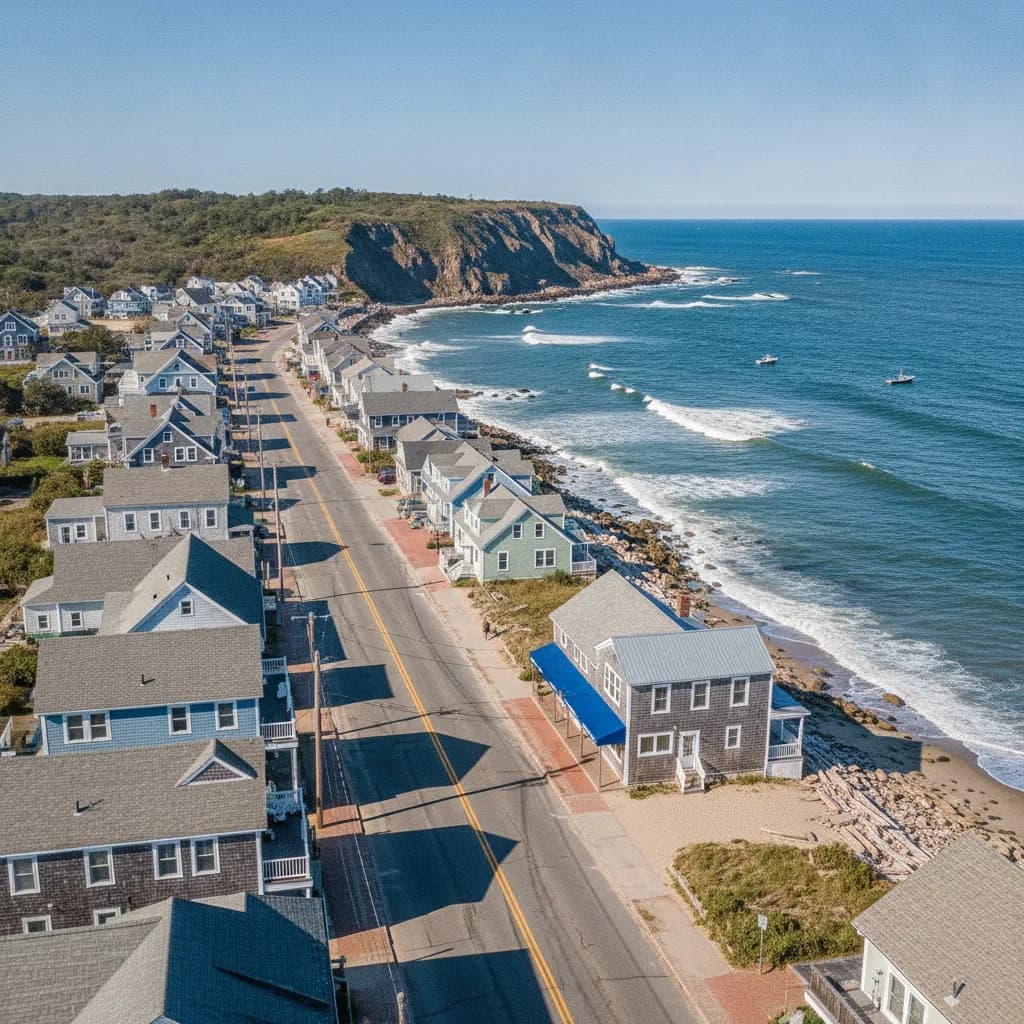 View of Ocean Bluff-Brant Rock, MA