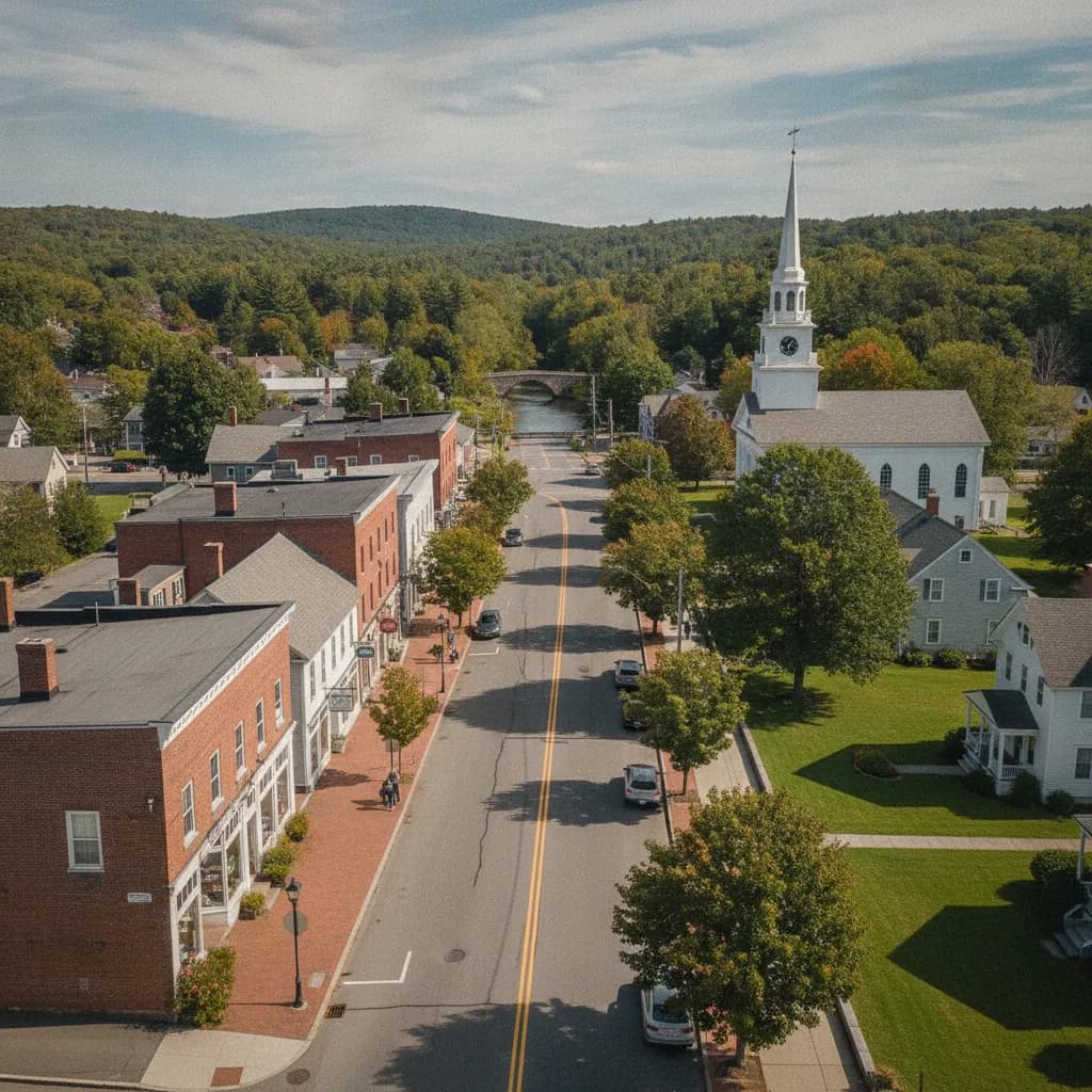 View of Pepperell, MA