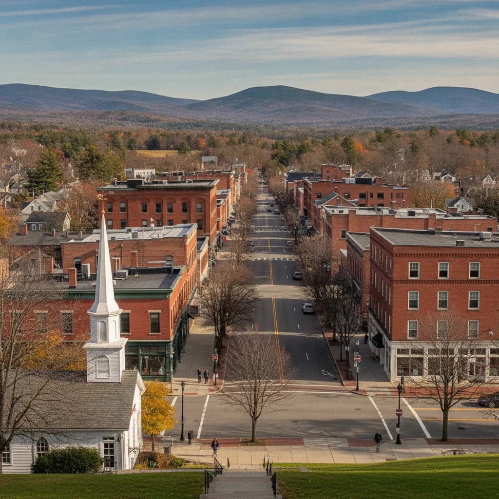 View of Pittsfield, MA