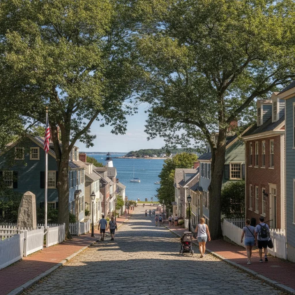 View of Plymouth, MA