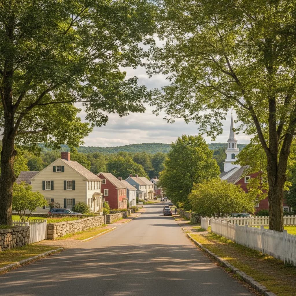 View of Rehoboth, MA