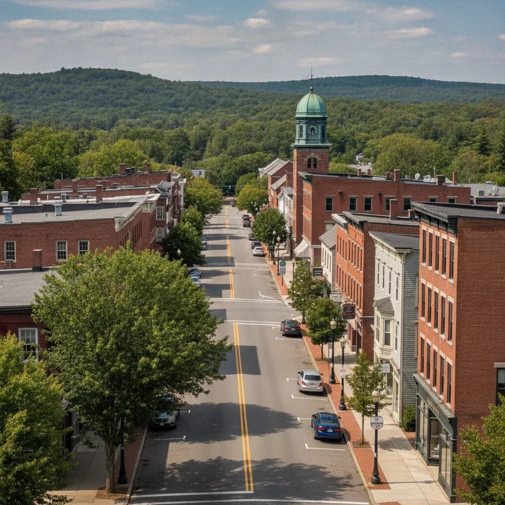 View of Rockland, MA